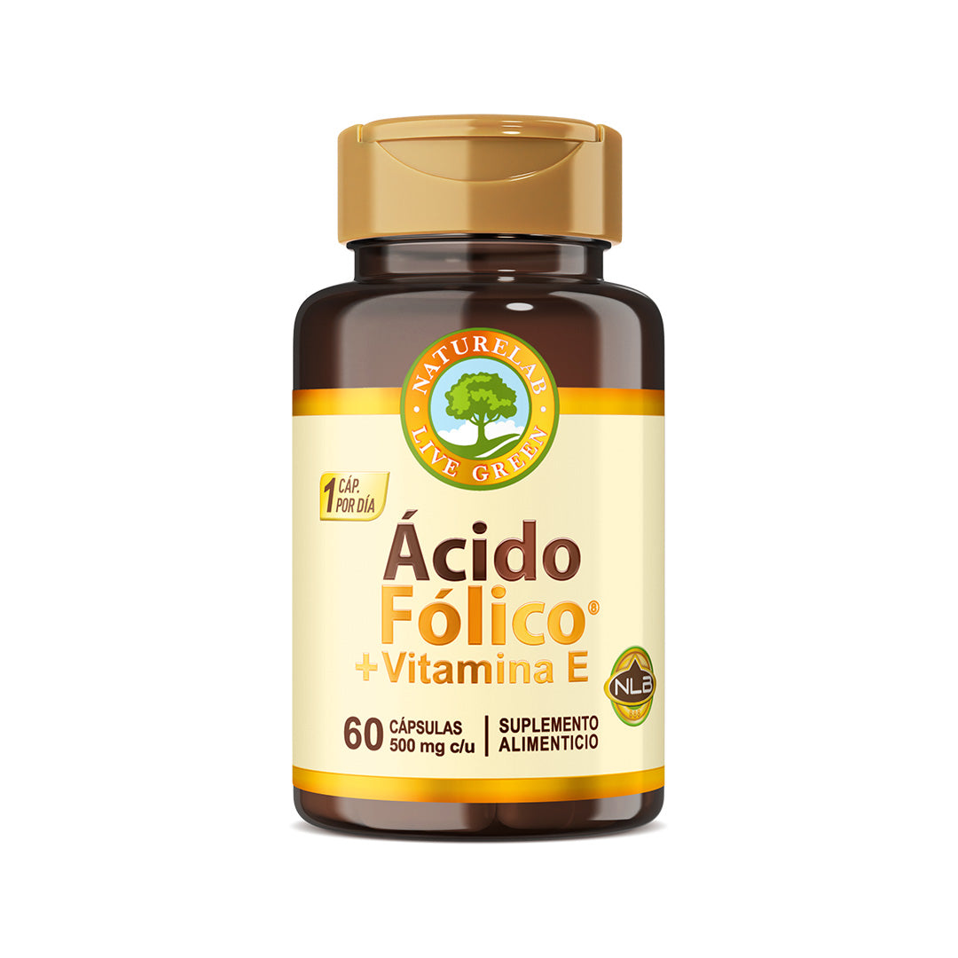 Ácido Fólico + Vitamina E Naturelab® 60 Cápsulas